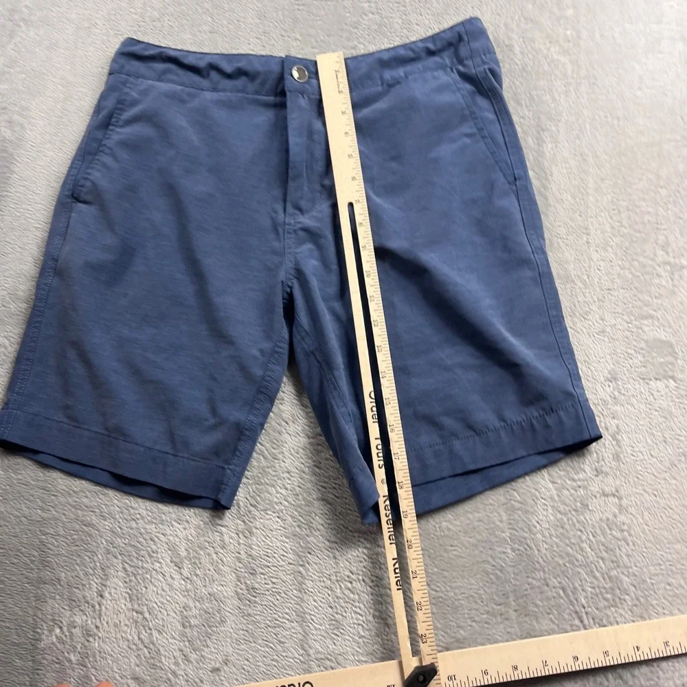 Faherty All Day Shorts Mens 32 Blue Heather Hybrid Stretch Board Shorts